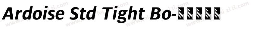 Ardoise Std Tight Bo字体转换